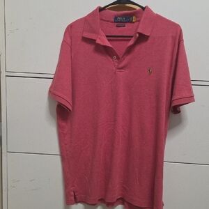 Polo by Ralph Lauren Men's Polo Shirt in Pink